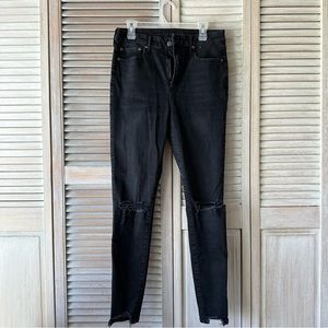 American Eagle super hi-rise denim